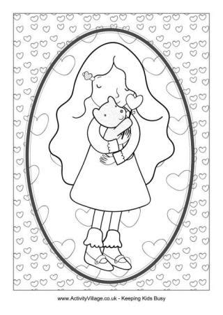 teddy bear colouring pages