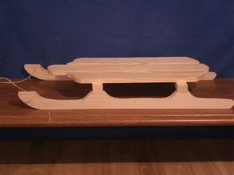 Rustic Country Wood Sled Wooden Sled Unfinished Christmas Etsy