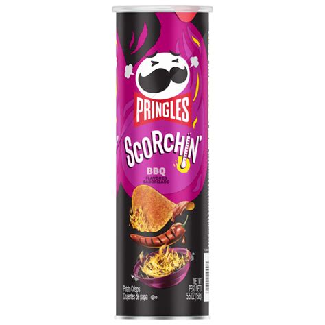 Save On Pringles Potato Crisps Chips Scorchin Bbq Order Online