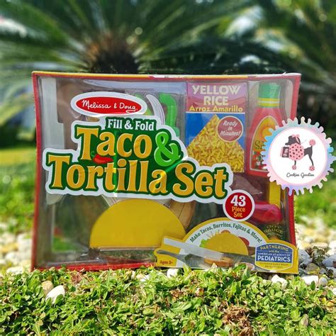 Jual Melissa And Doug Fill And Fold Taco And Tortilla Set Shopee Indonesia