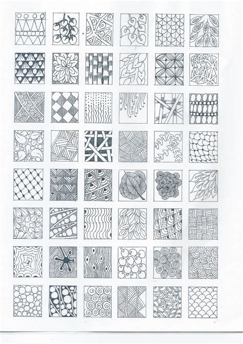 Gallery For Zentangles Patterns
