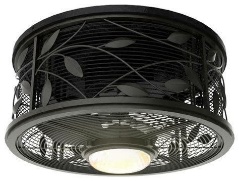 A ceiling fan, on the other hand, is a healthy alternative. Harbor Breeze Hive Series 18-Inch Aged Bronze Indoor Flush ...