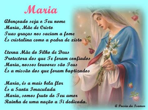 A Poesia Da Isamar Maio Mês De Maria 4 Imagens Católicas Amo O
