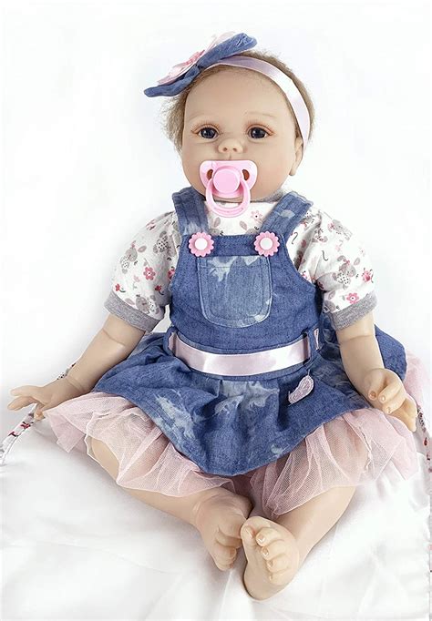 Ziyiui Lifelike Reborn Baby Dolls Inch Cm Real Touch Soft Vinyl