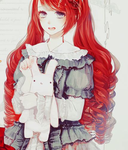 Cute Redhead Anime Girl Anime Manga