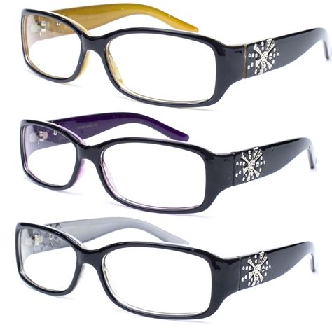 Rectangular Thin Two Tone Fashion Clear Frame Glasses