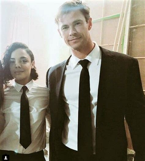 Tessa thompson and chris hemsworth at the today show. Tessa Thompson with Chris Hemsworth | Chris hemsworth thor ...