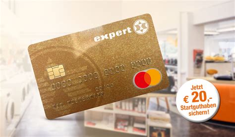 Expert Mastercard Gold €20 Startguthaben €0 Jahresgebühr