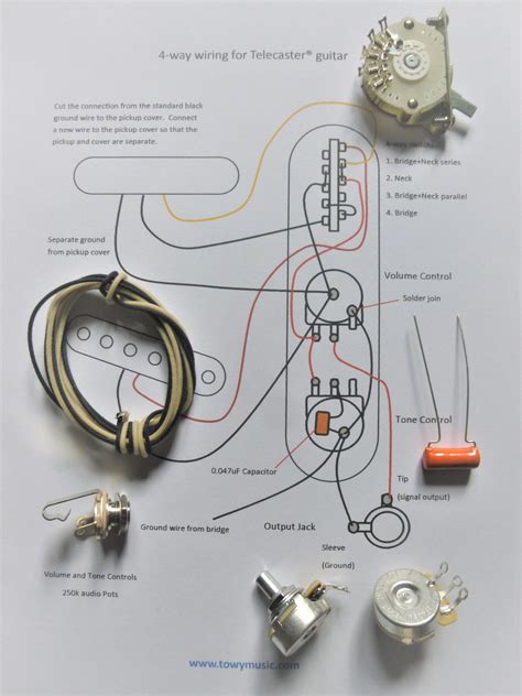 Telecaster 4 Way Switch Wiring Diagram Wiring Diagram