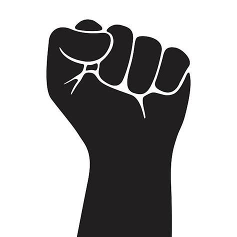 Black Power Fist Clip Art Vector Images And Illustrations Istock
