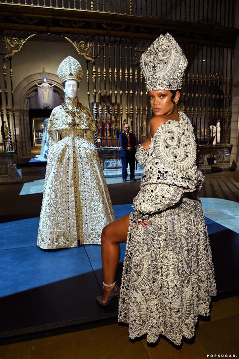 rihanna literally dressed like the pope at the met gala and you need to see the photos met