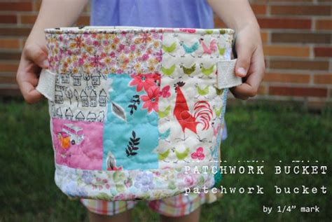 Patchwork Bucket Tutorial Go To Sew Quilting Tutorials Sewing