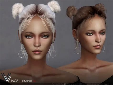Birksches Sims Blog Wings On0220 Hair Sims 4 Hairs