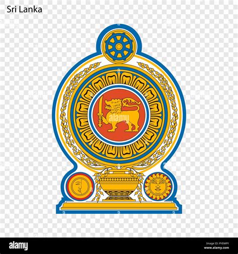 Symbol Of Sri Lanka National Emblem Stock Vector Image And Art Alamy