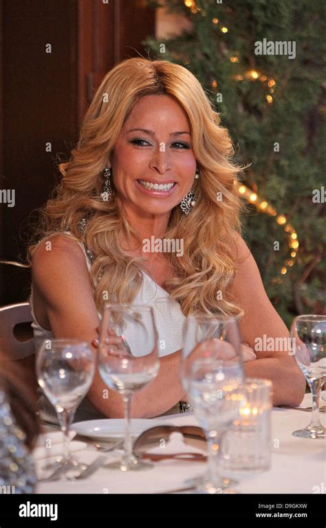 faye resnick the real housewives of beverly hills film scenes at il pastaio restaurant beverly