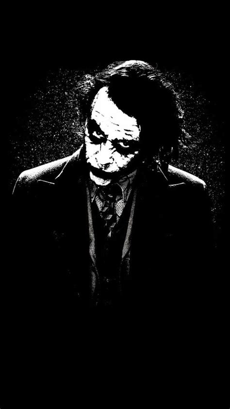 Au 12 Vanlige Fakta Om Joker Back Wallpaper Joker Black And White