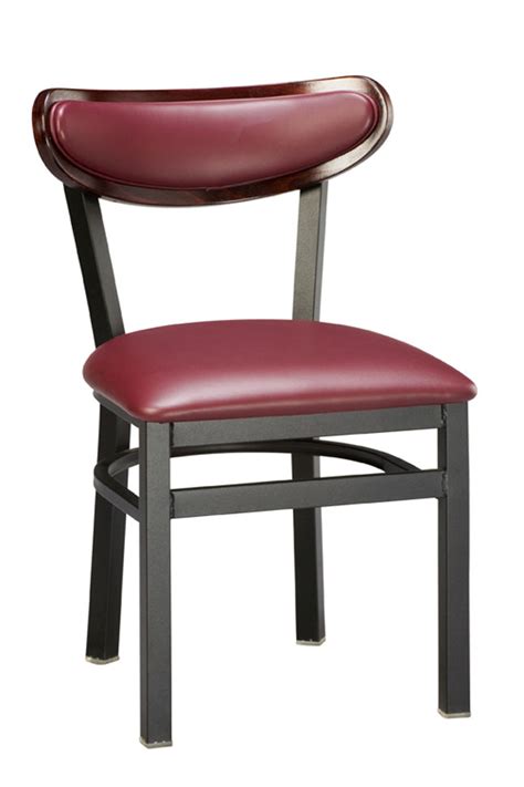 Metal frame chairs offer sturdiness and sleek, stylish appeal to many commercial restaurant dining spaces. Regal Seating 511-IB Commercial Metal Steakhouse ...