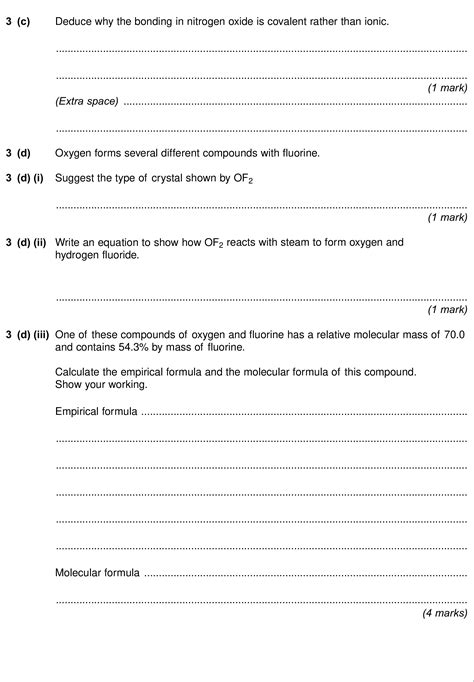 June Qp Unit Aqa Chemistry A Level Question Revision Resource Checklist Teaching