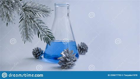 Christmas Tree Branch Pharmacology December Biology Flask Biochemistry