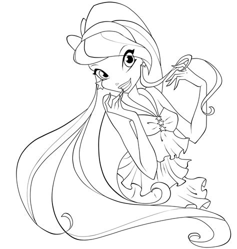 Season 5 Disco Stella Winx Club Coloring Page Printable Porn Sex Picture