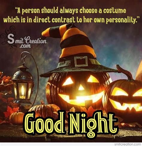 Good Night Halloween Quote