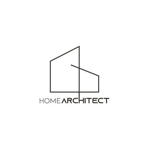 Icono De Logotipo De Arquitecto Simple Con Símbolo Minimalista Moderno