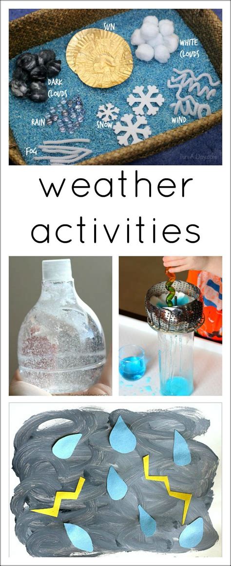 21 Awesome Ideas For A Preschool Weather Theme Fun A Day Preschool