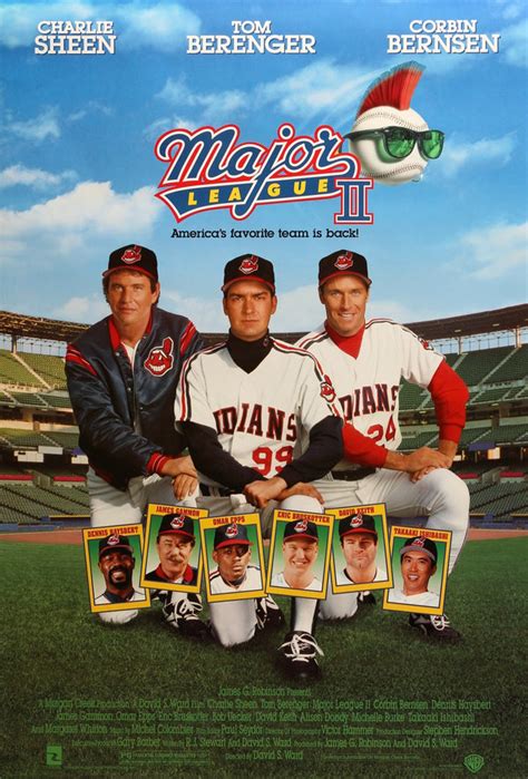 Major League 2 1994 Original One Sheet Movie Poster Original Film