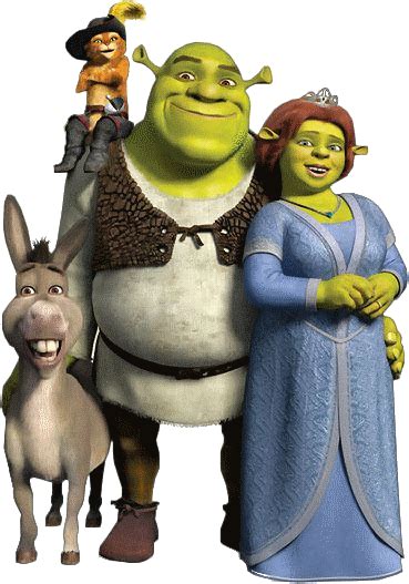 Shrek Háttér Nélküli Képek Fiona E Sherek Shrek Desenho