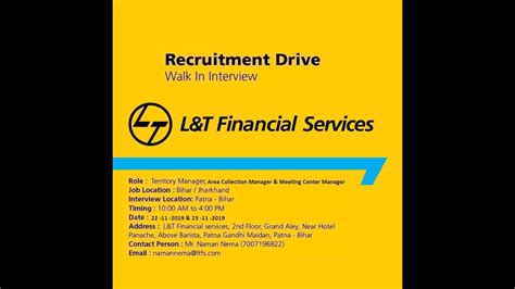 Contact cat financial or your cat dealer for more details about financing and insurance. #INTERVIEW L&T FINANCIAL SERVICES LTD. - YouTube