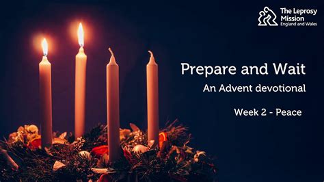 Prepare And Wait An Advent Devotional Peace Youtube