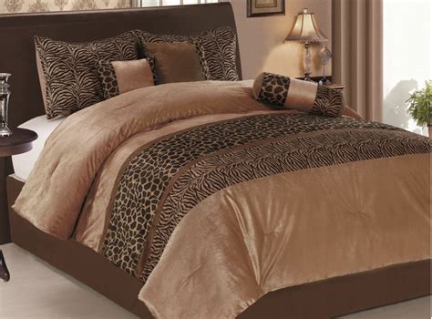 Animal Print 7 Piece Comforter Set Outer Material Is Made