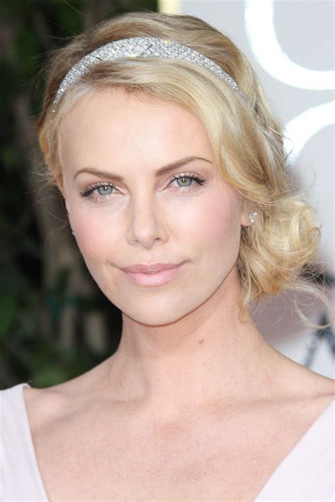 Charlize Theron Hair Style File Blonde Updo Formal Hairdos Hair Styles