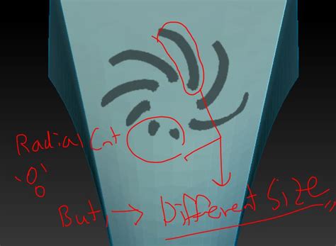 Zbrush Same Symmetry Radial Counts But Different Draw Size