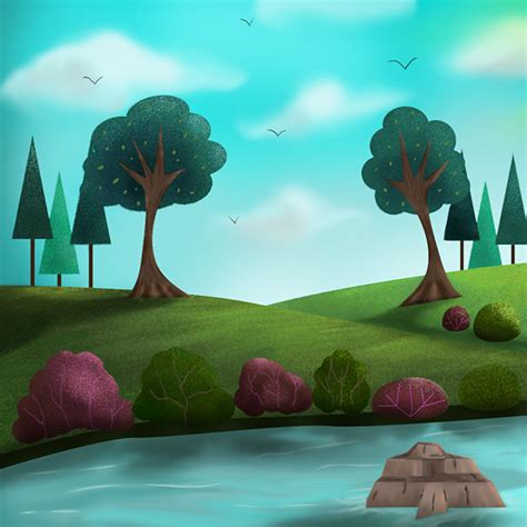 Simple Backgrounds For Childrens Books On Behance