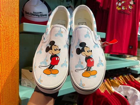 Vans X Walt Disney World 50th Anniversary Slip On Shoes Now Available