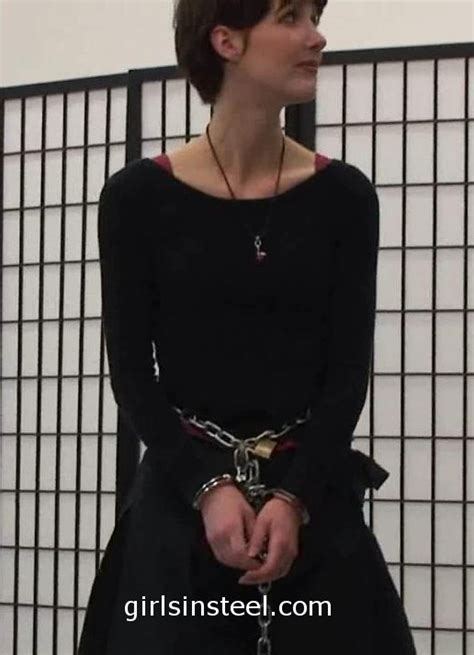 Bianca´s Rigidcuffs Girl In Transport Chains