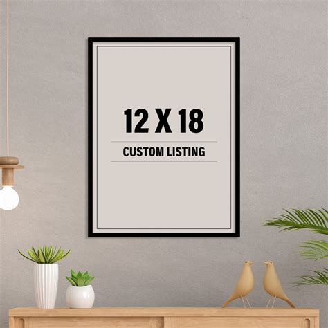 Custom Artwork Listing Size 12 X 18 Inches Poster Etsy