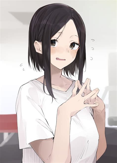 18 Anime Girl With Short Black Hair Wallpaper