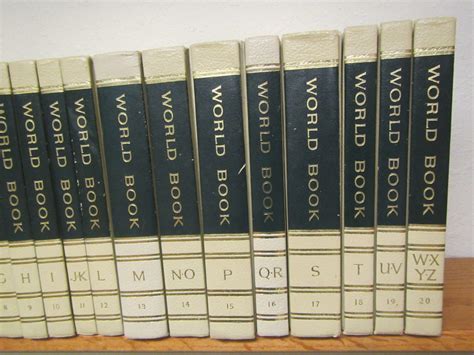 1970 World Book Encyclopedia Set 20 Volumes A Z Reference Etsy