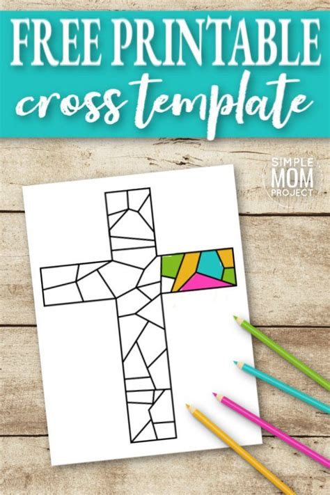 Free Printable Cross Templates And Coloring Sheets Easter Coloring