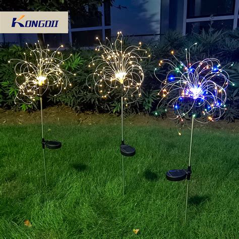 Buy Online 90150 Led Solar Fireworks Light Lawn Garden String Light