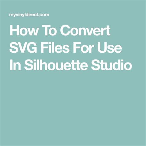 Download How to Convert SVG files for use in Silhouette Studio (With images) | Silhouette studio ...