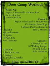 Images of Boot Camp Style Workouts