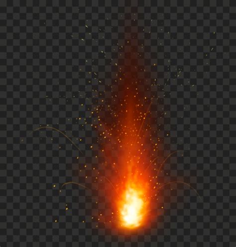 Hd Png Fire Particles Sparks Effect Citypng
