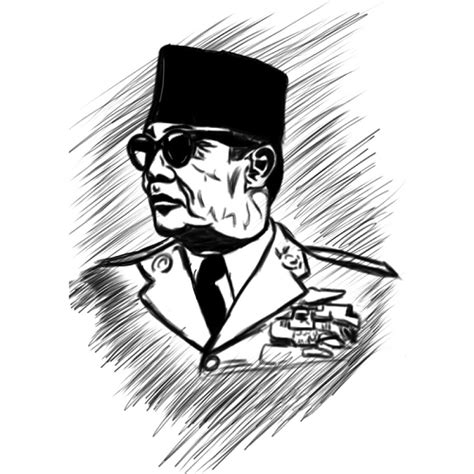 Sketsa Gambar Soekarno
