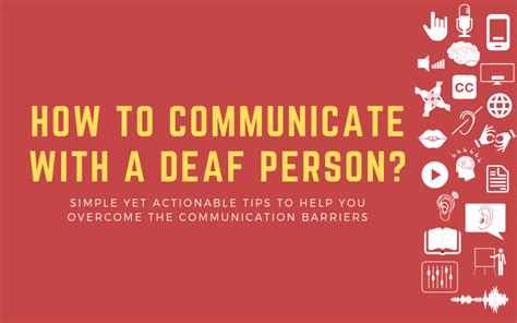 How To Communicate With Deaf People Hear Me Out Cc