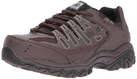 Men's skechers work ruffneck wellington steel toe boots $94.99. Skechers Mens Crankton Steel toe Lace Up Safety Shoes ...