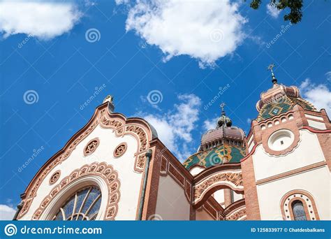 Subotica Synagogue Seen From The Bottom During The Afternoon Also