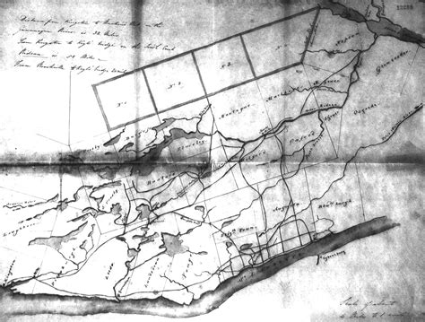 Perth Historical Society March 1816 Map Of The Rideau Region